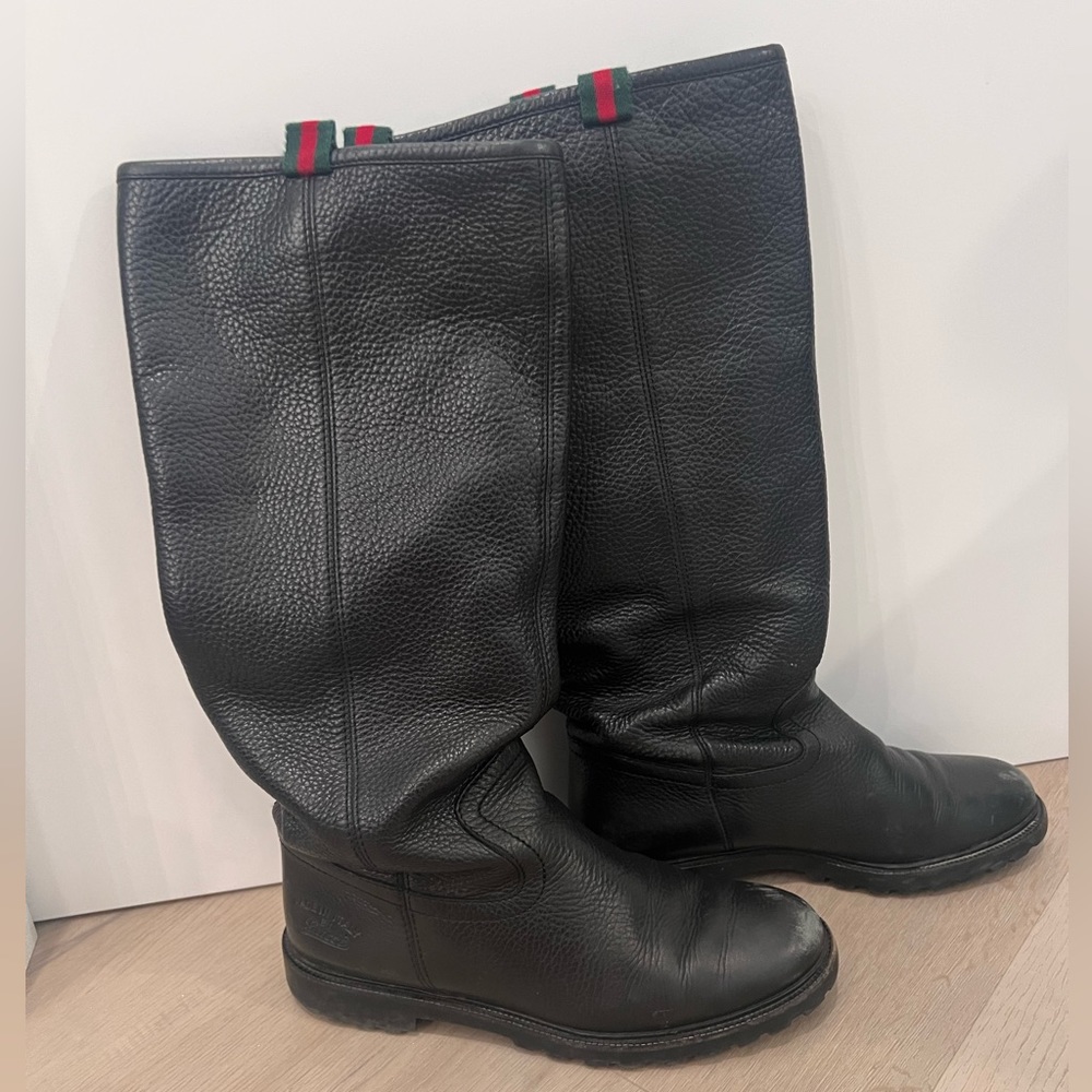 Gucci leather boots